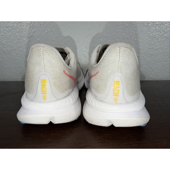 Hoka One One Mach 6 1147810 WNCL Sneakers Shoes Women US 7 B White Nimbus Cloud - Picture 5 of 9